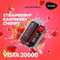 VOZOL Vista 20000 Puffs Disposable Vape in Dubai Strawberry raspberry cherry