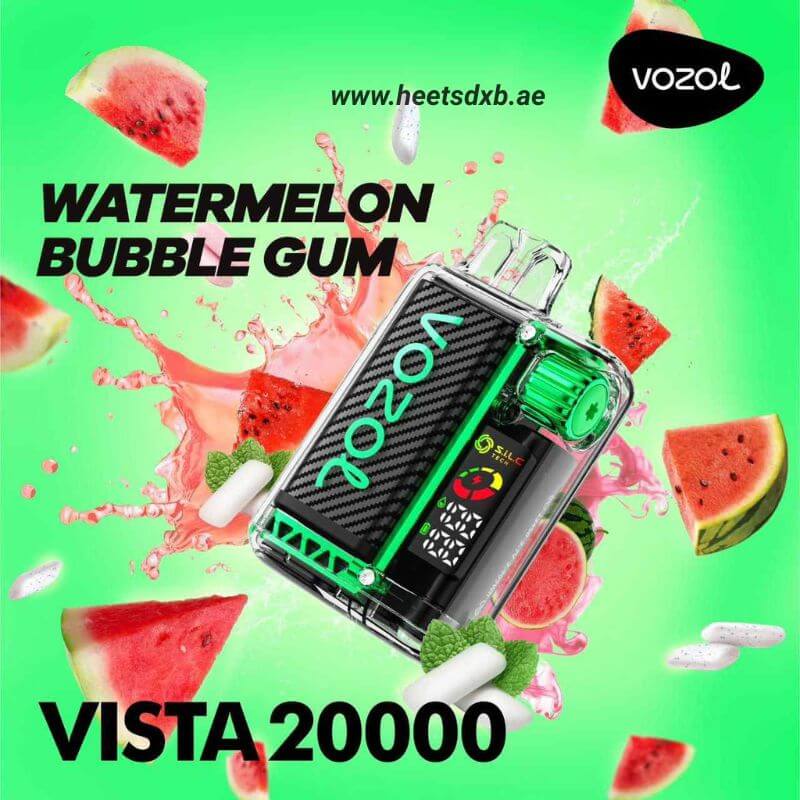 VOZOL Vista 20000 Puffs Disposable Vape in Dubai Watermelon Bubble Gum
