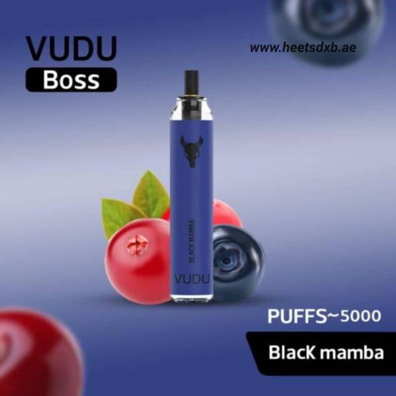 VUDU Boss 5000 Puffs 50Mg Disposable Vape In Dubai Black Mamba
