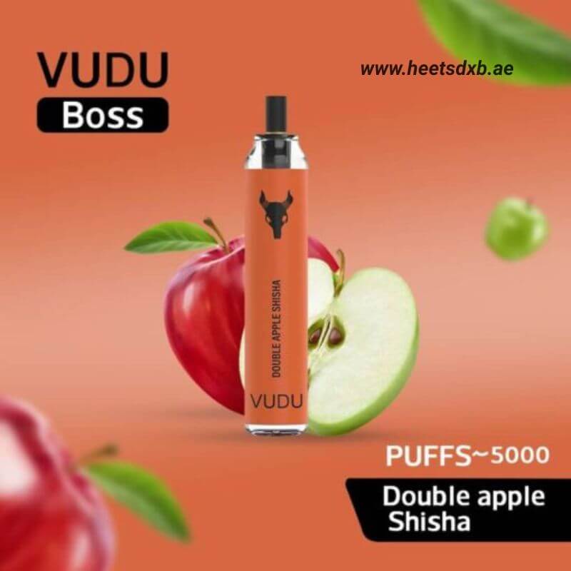 VUDU Boss 5000 Puffs 50Mg Disposable Vape In Dubai Double Apple Shisha
