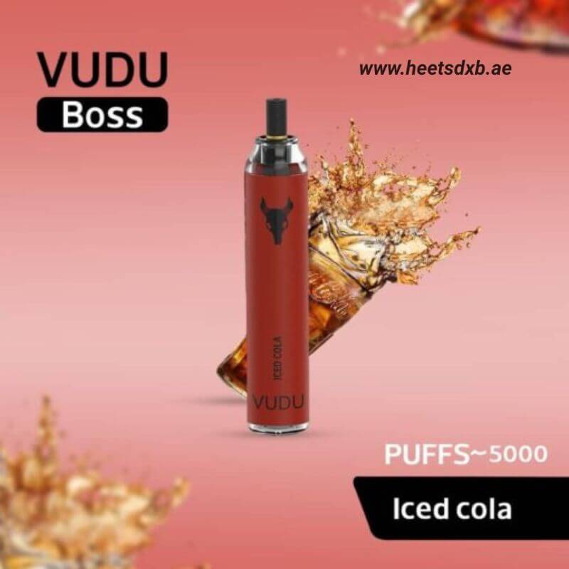 VUDU Boss 5000 Puffs 50Mg Disposable Vape In Dubai Iced Cola
