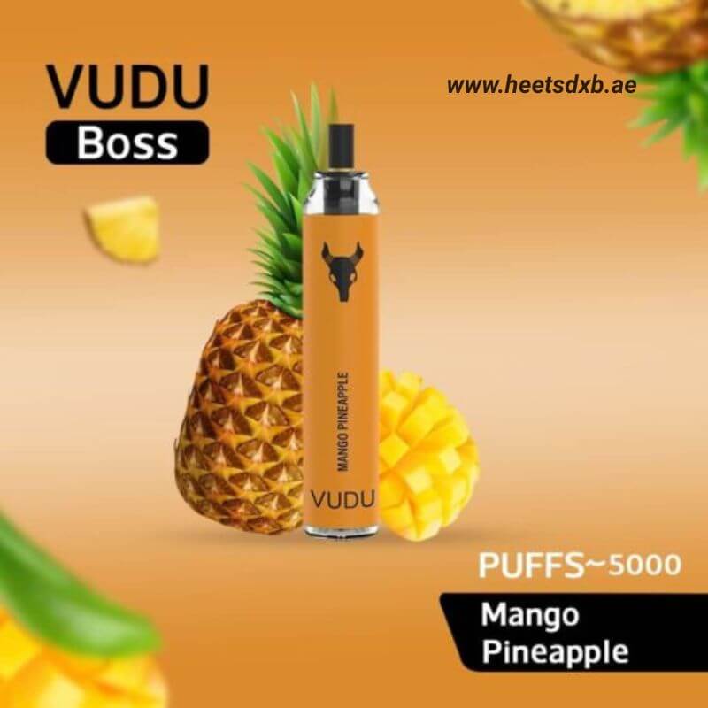 VUDU Boss 5000 Puffs 50Mg Disposable Vape In Dubai Mango Pineapple

