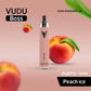 VUDU Boss 5000 Puffs 50Mg Disposable Vape In Dubai Peach Ice
