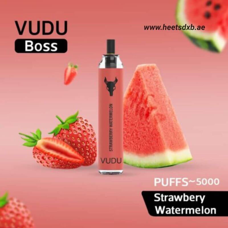 VUDU Boss 5000 Puffs 50Mg Disposable Vape In Dubai Strawberry Watermelon
