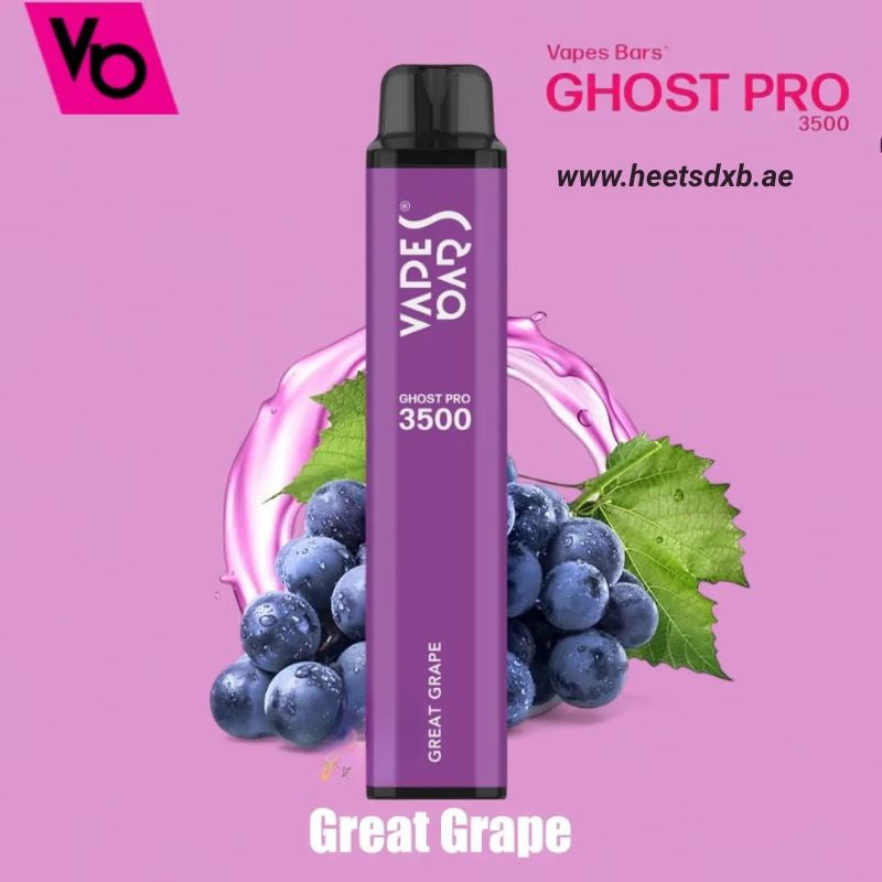 Vapes Bars Ghost Pro 3500 Puff Disposable Vape in Dubai Great Grape
