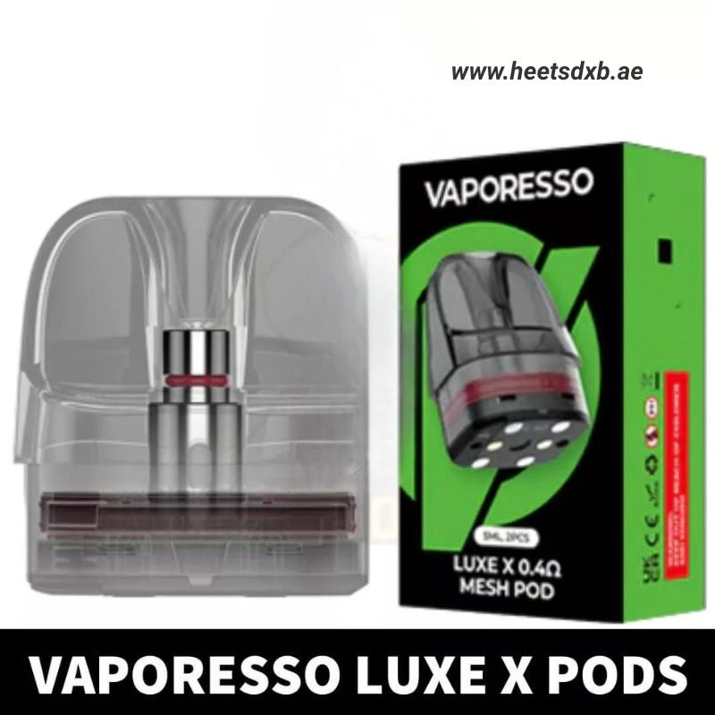 Vaporesso Luxe X Pods Cartridge Replacement Empty Pods in Dubai 0.4Ω