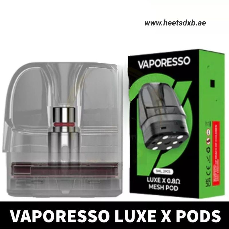 Vaporesso Luxe X Pods Cartridge Replacement Empty Pods in Dubai 0.8Ω
