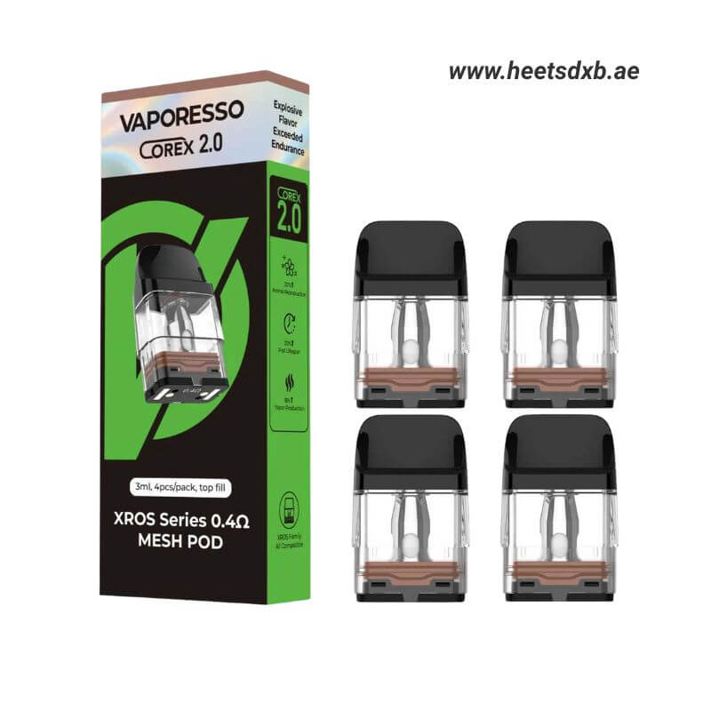 Vaporesso XROS Series Pod Cartridge 4pcs Pack 0.4Ω Mesh Pod (3ml)