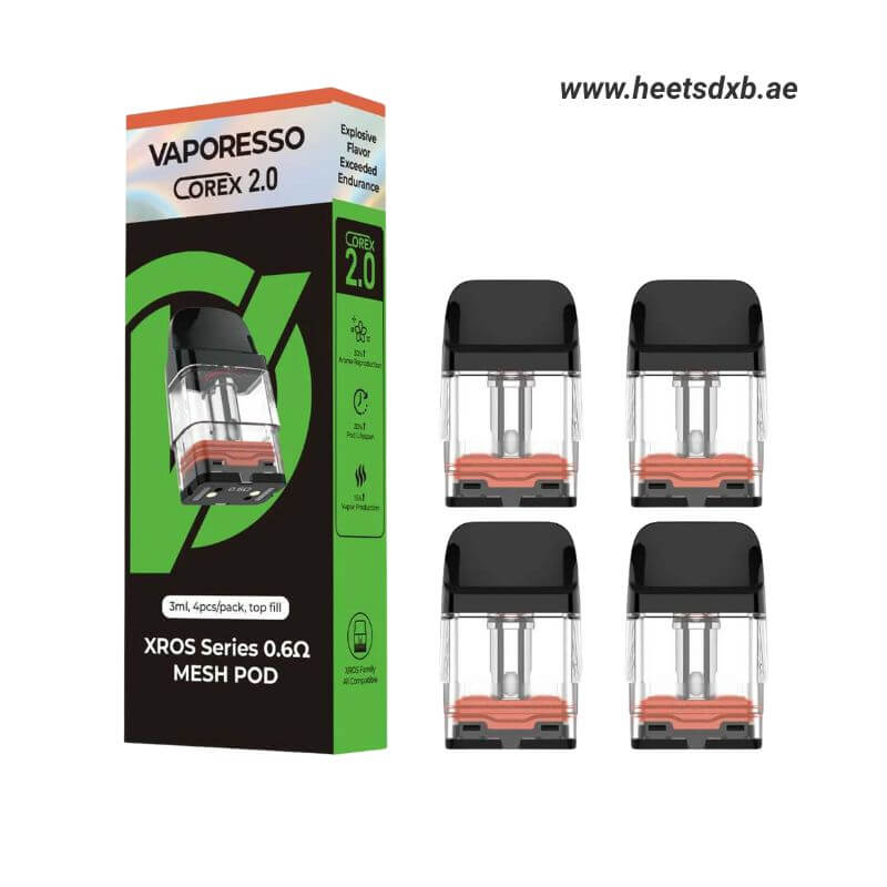 Vaporesso XROS Series Pod Cartridge 4pcs Pack 0.6Ω Mesh Pod (3ml)