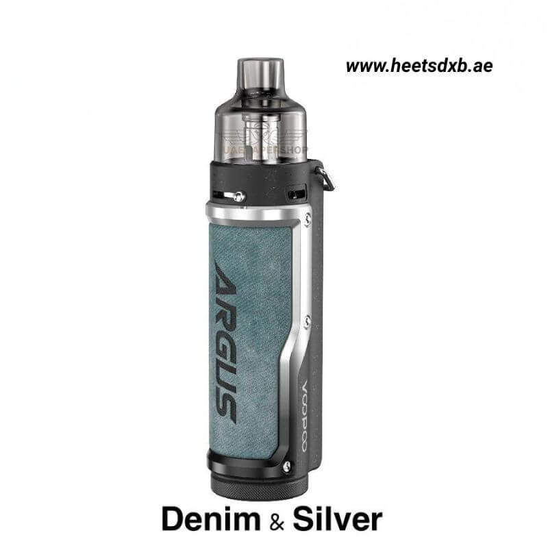 Voopoo Argus 40w 1500mAh Pod System In Dubai Denim & Silver