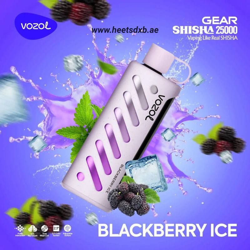 Vozol Gear Shisha 25000 Puffs Disposable Vape In Dubai Blackberry Ice
