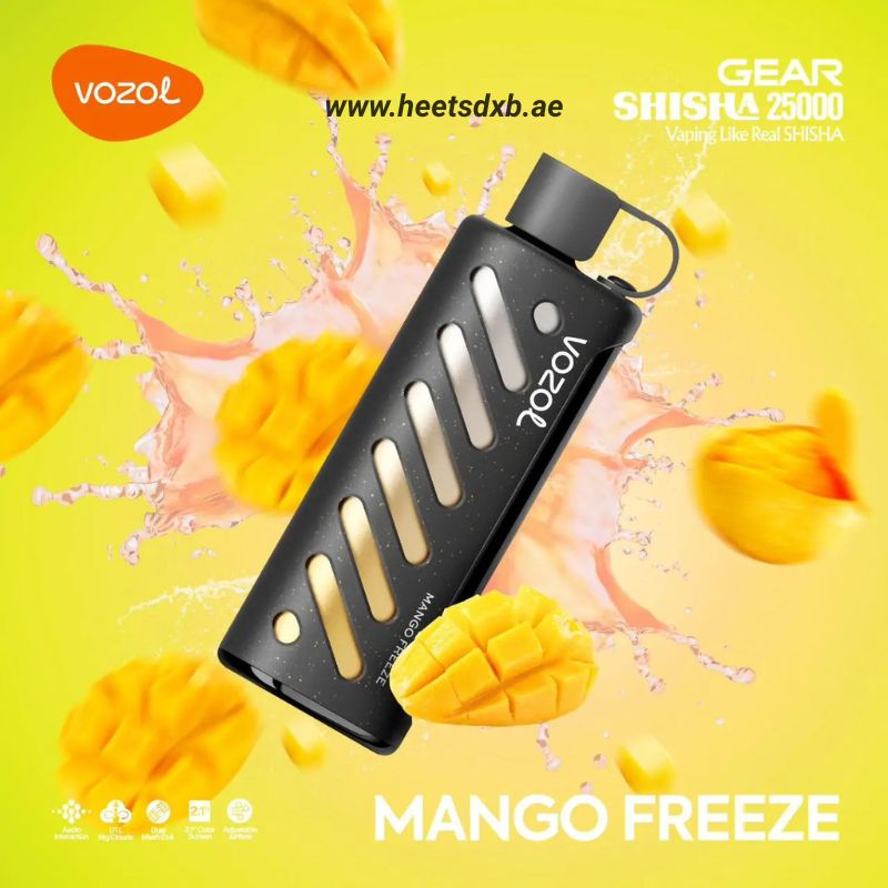 Vozol Gear Shisha 25000 Puffs Disposable Vape In Dubai Mango Freeze
