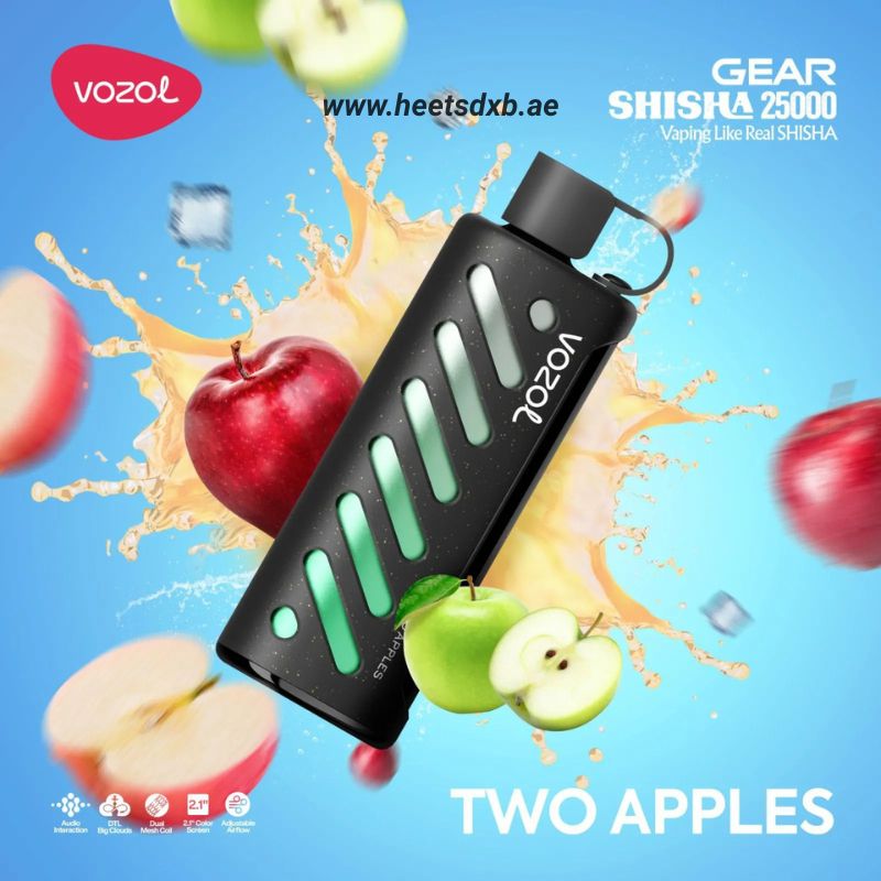 Vozol Gear Shisha 25000 Puffs Disposable Vape In Dubai Two Apples

