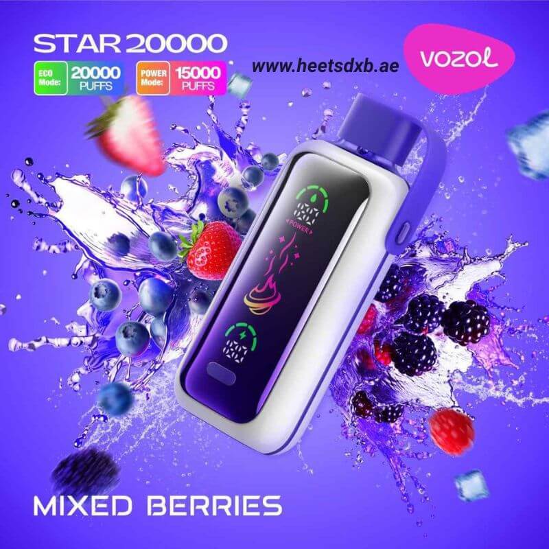 Vozol Star 20000 Puffs Disposable Vape In Dubai Mixed Berries
