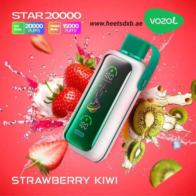 Vozol Star 20000 Puffs Disposable Vape In Dubai Strawberry Kiwi
