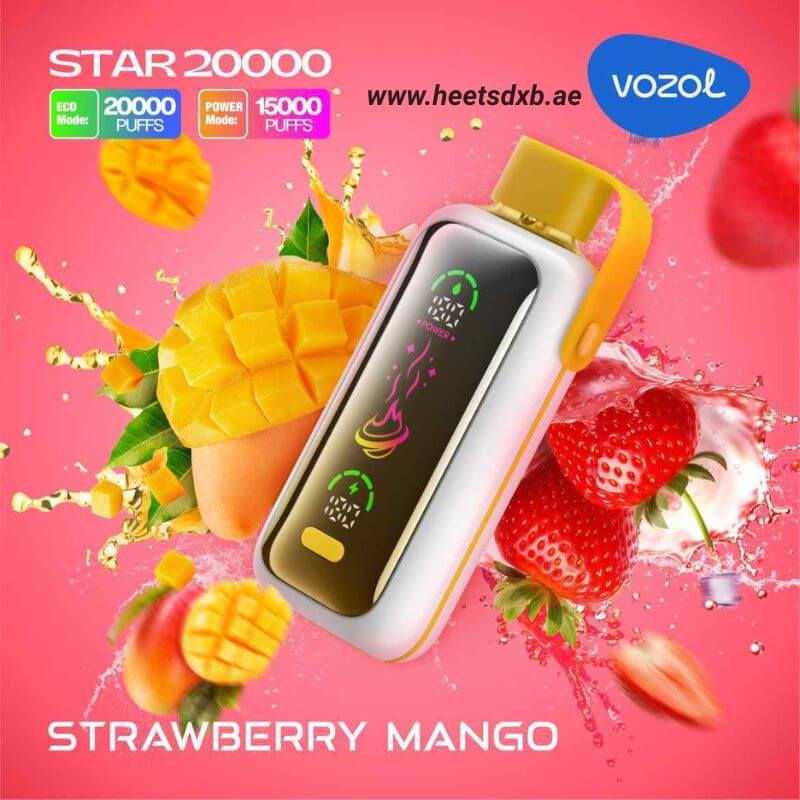 Vozol Star 20000 Puffs Disposable Vape In Dubai Strawberry Mango

