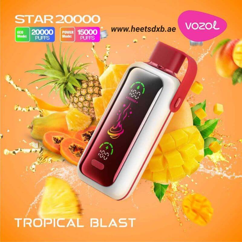 Vozol Star 20000 Puffs Disposable Vape In Dubai Tropical Blast
