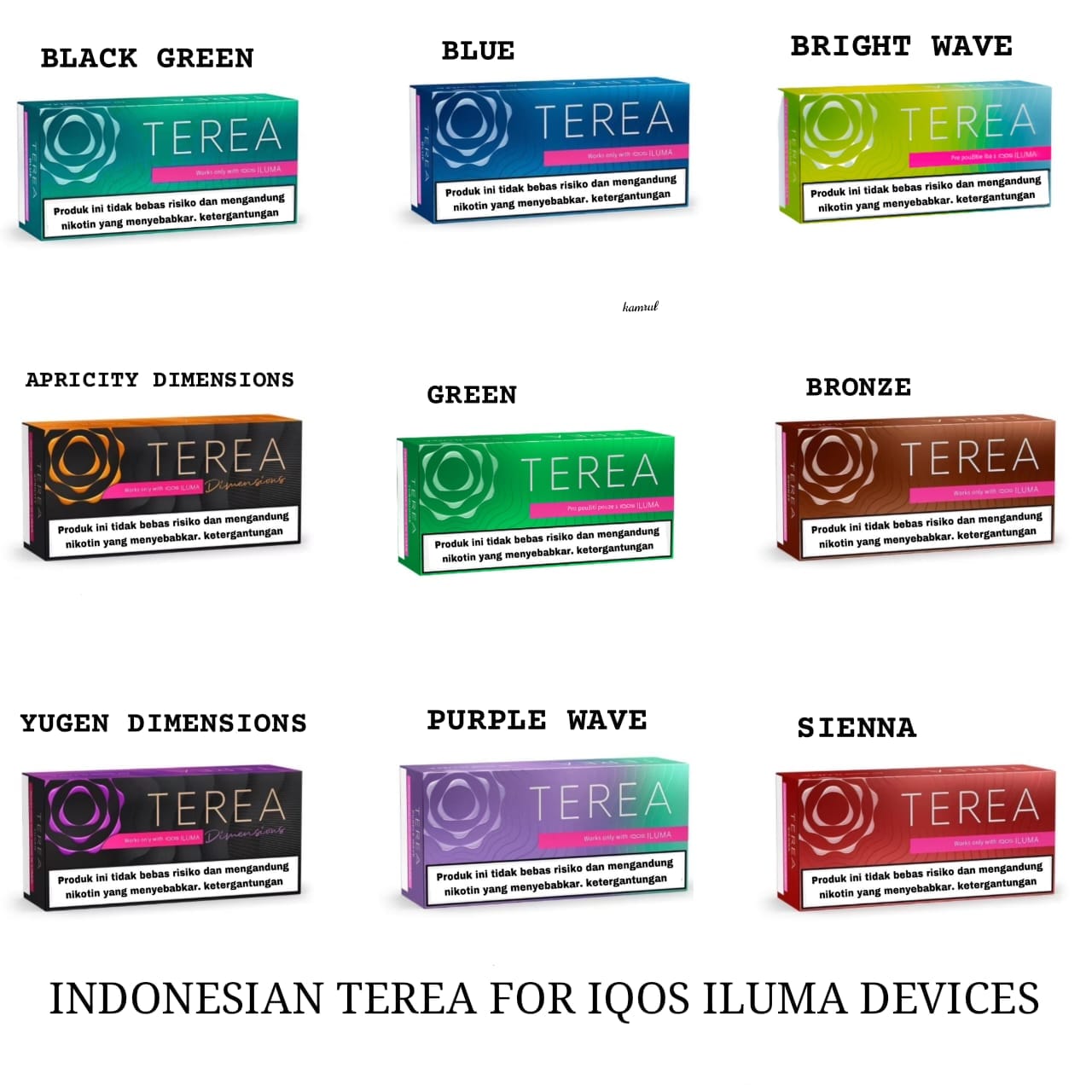 New IQOS Terea Indonesian (Terea Black Green) Best Price in UAE