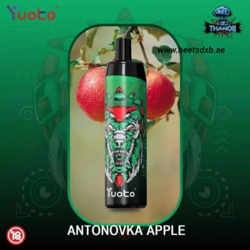 Yuoto Thanos 5000 Puffs Disposable Vape in Dubai Antonovka Apple
