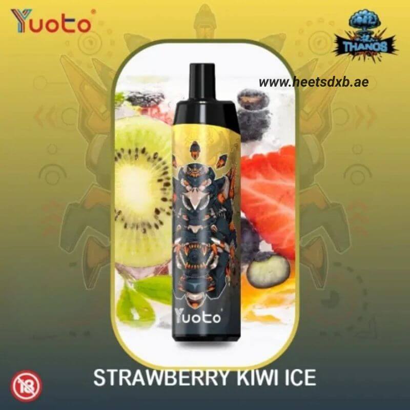 Yuoto Thanos 5000 Puffs Disposable Vape in Dubai Strawberry kiwi ice