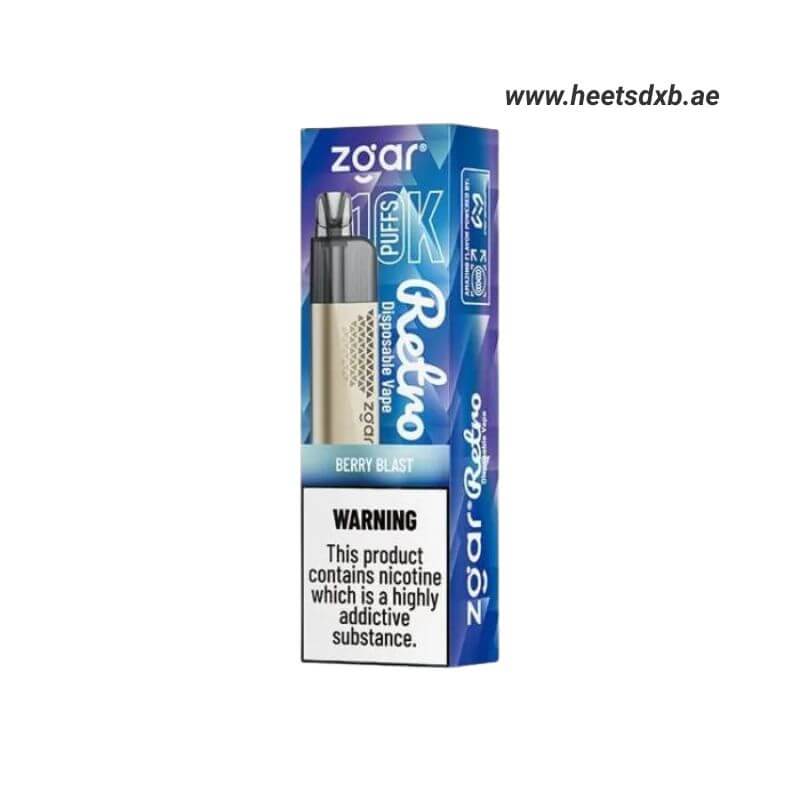 ZGAR Retro 10000 Puffs 5%(50mg) Nicotine in Dubai BERRY BLAST
