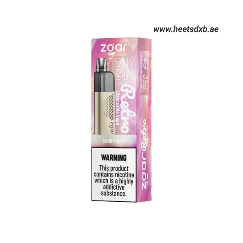 ZGAR Retro 10000 Puffs 5%(50mg) Nicotine in Dubai CANDY RUSH

