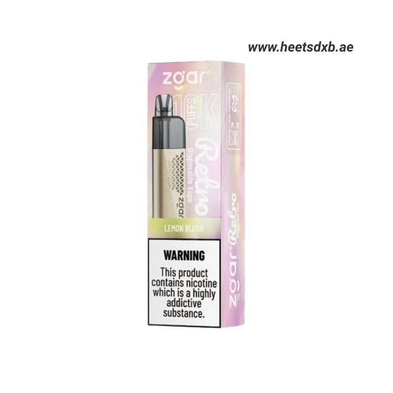 ZGAR Retro 10000 Puffs 5%(50mg) Nicotine in Dubai LEMON BLUSH

