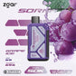 ZGAR Sorna Boost 50000 Puffs 18mg Nicotine in Dubai GRAPE ICE

