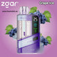 Zgar Supernova 30000 Puffs Disposable Vape 20mg Grape Ice