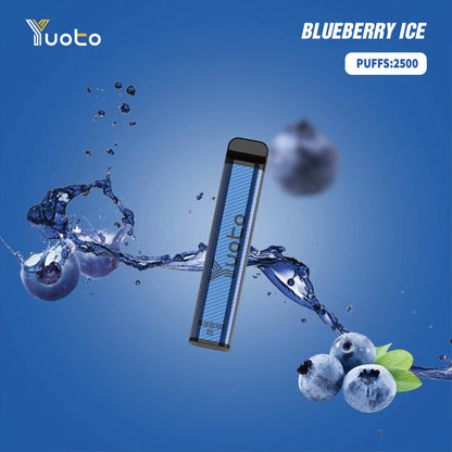 YUOTO XXL 2500 PUFFS BLUEBERRY ICE
