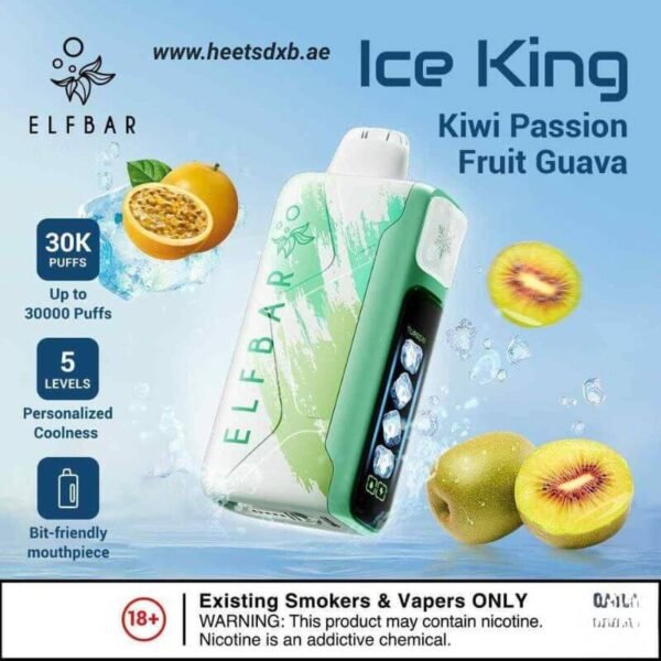 ElfBar Ice King Adjustable Disposable Vape Up To 30k Puffs 50mg Nicotine