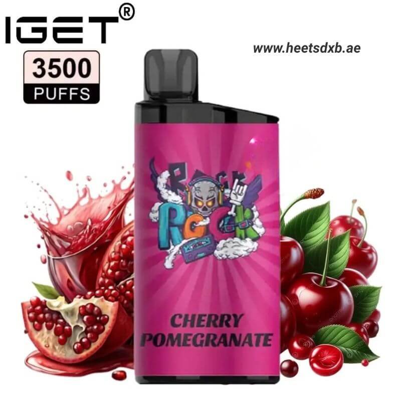 IGETBar3500PuffsDisposableVapeCherryPomegranate.jpg IGET Bar 3500 Puffs Disposable Vape In Dubai - Image 1