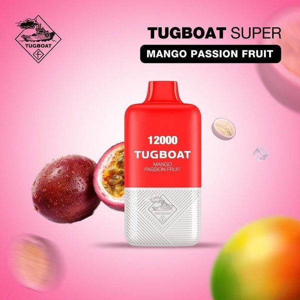 MangoPassionFruit.jpg Tugboat Super 12000 Puffs Disposable Vape (10 IN 1 BOX) - Image 1