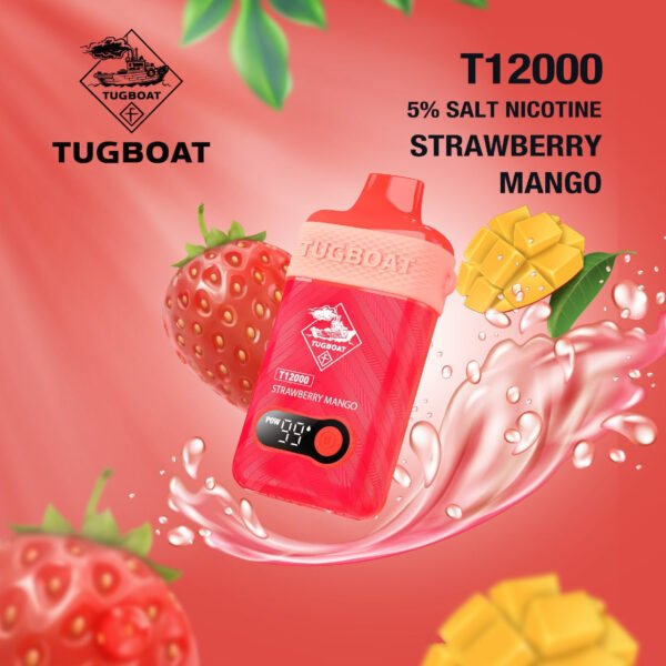 Tugboat T12000 Disposable Vape 5% Nicotine (10 IN 1 BOX)