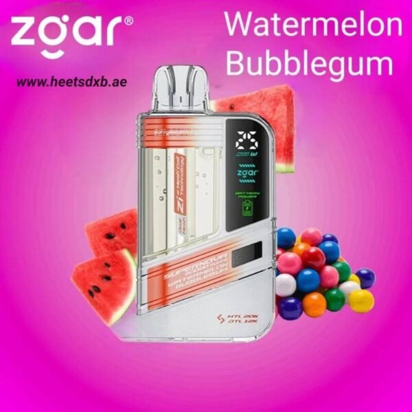 Zgar Supernova 30000 Puffs Disposable Vape 20mg in Dubai